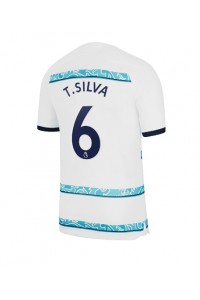 Chelsea Thiago Silva #6 Voetbaltruitje Uit tenue 2022-23 Korte Mouw